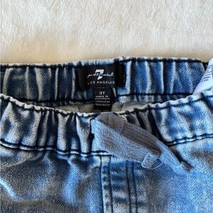 7 For All Mankind Blue Kids Shorts